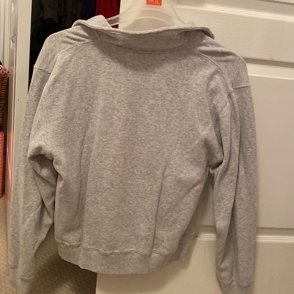 Brandy Melville quarter zip waffle sweater - Picture 2 of 3